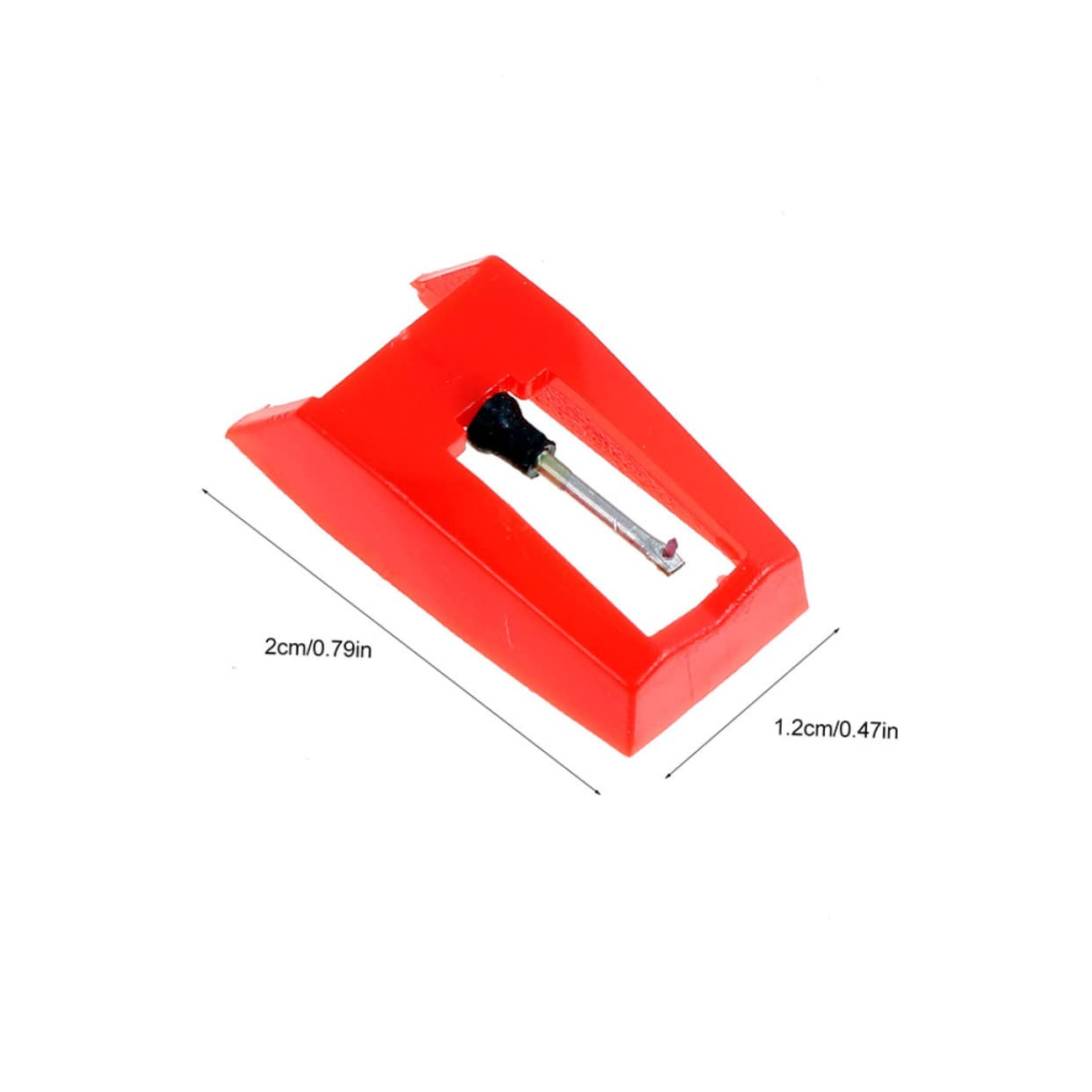 HEMOTON Turntable Needle for 4 Pack Replacement Stylus Needles Easy Installation for Record Players