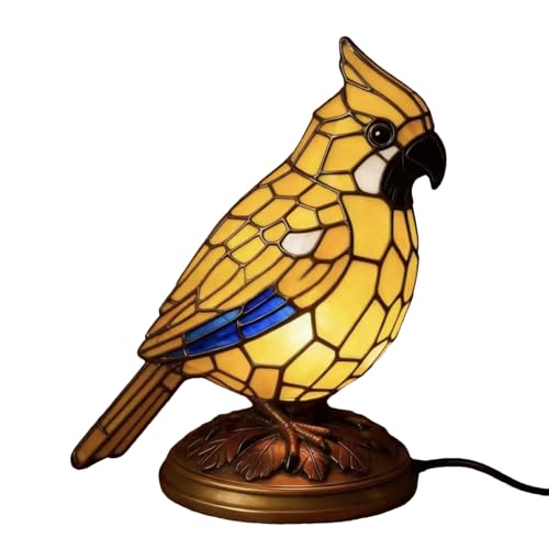 Ldduopp Lampe De Table Oiseau, Veilleuse Oiseau Vintage, Veilleuse LED En Forme D'oiseau Lampe De Tables LED En Forme D'animal Pour Table De Chevet, Chambre,...