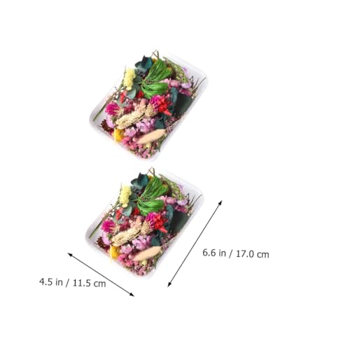 Flores secas Alipis para manualidades en paquete miniatura 4