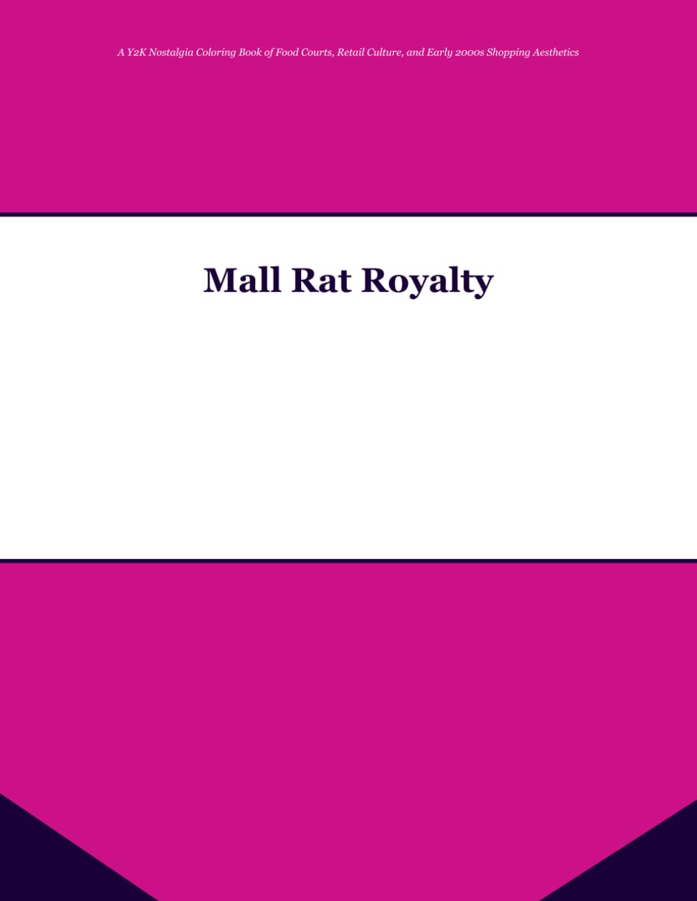 Mall Rat Royalty: A Y2K Nostalgia Coloring Book of Food Courts, Retail Culture, and Early 2000s Shopping Aesthetics