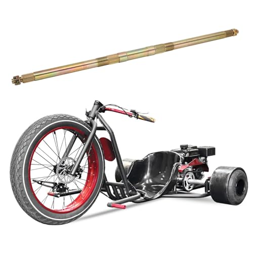 Axe arrière de remplacement pour quad et go kart 740 mm acier galvanisé Walmeck - 5