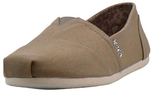 Image of SKECHERS Women's Bobs Plush-Peace & Love, Taupe, 6 M US