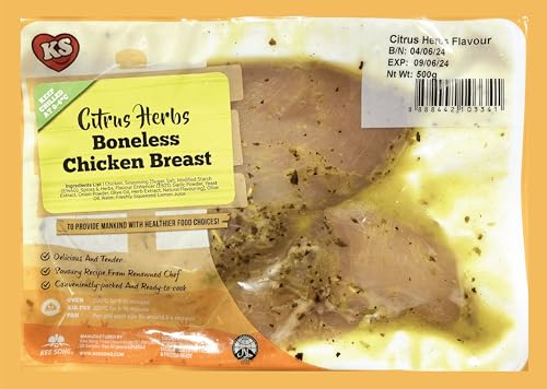 Kee Song Citrus Herbs Boneless Chicken Breast - 500g - Chilled - Halal