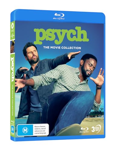 Psych - 3 Movie Collection Blu-Ray (Psych The Movie/Psych 2: Lassie Come Home/Psych 3: This Is Gus)