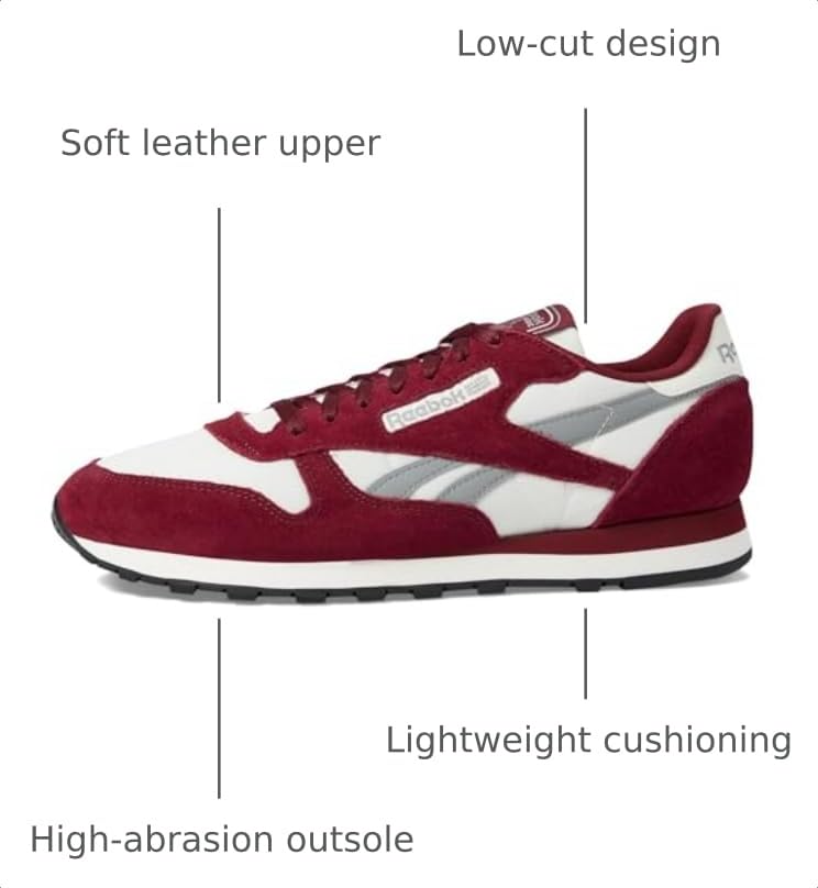 Image of Reebok Court Advance Sneakers for Men - Casual Tennis Mens Shoes Size 6 to 15