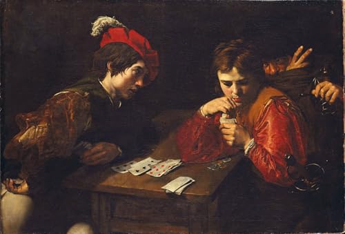 Impresión sobre lienzo i Carmi di Valentin De Boulogne, cartel decorativo de 60x90cm
