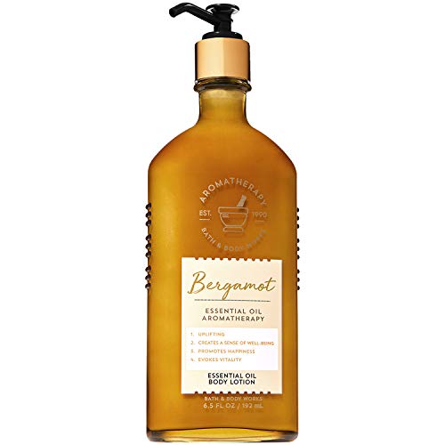 Bath and Body Works Aromatherapy BERGAMOT Essential Oil Body Lotion 6.5 Fluid Ounce