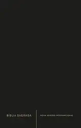 Bíblia Sagrada Slim NVI, Luxo, Capa Preta