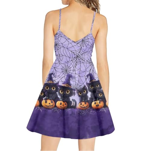 Image of Coloranimal Women's Summer Sleeveless Casual Swing Dresses with Loose Fit Beach Sundress