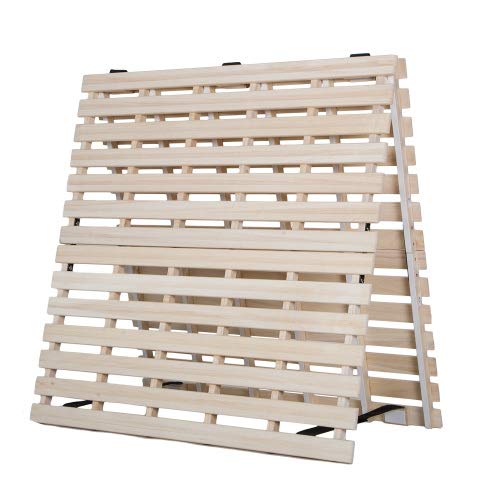 Amazon｜すのこベッド 折りたたみ 折りたたみベッド 二つ折り天然桐