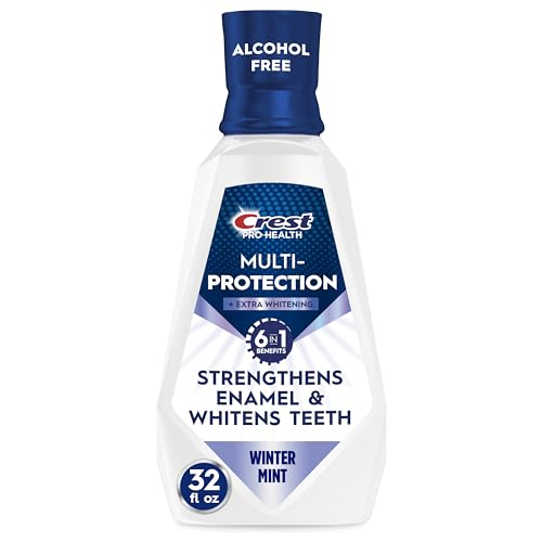 Crest Pro-Health Advanced Mouthwash, Alcohol Free, Extra Whitening, Energizing Mint Flavor, 946 mL...