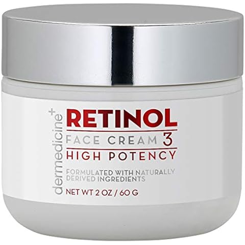 Retinol Cream For Face & Eye 3% Blend | Natural Anti Aging w/Jojoba Oil, Apricot Oil, Hyaluronic Acid & Squalane | Helps Smooth Fine Lines & Wrinkles & Brightens for Younger Skin Cover