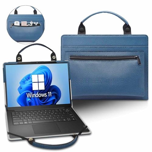 Laptop Case Cover Sleeve Bag for Lenovo IdeaPad 5X 2-in-1 Gen 9 14/IdeaPad 5 2 in 1 14AHP9 with Portable Bag with Bag Handle,Blue