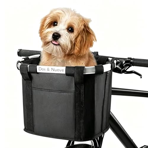 Dos & Nueve Foldable Bicycle Basket Pet Carrier