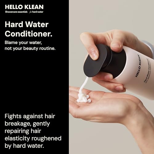 Hello Klean Hard Water Conditioner - Repairs Hair Elasticity & Fights Against Breakage Caused by Hard Water - Cleanses Mineral & Chlorine Residue - Strengthen & Hydrate - Suitable for Dry Brittle Hair - Image 3