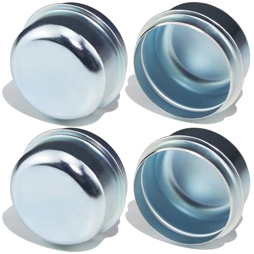GREPSPUD 4pcs 1.98 Trailer Axle Dust Caps Trailer Hub Bearing Dust Cap Cup Wheel Center Grease Cover Caps for 2000-3500 lbs Boat Trailer Dexter EZ Lube Trailer Camper RV