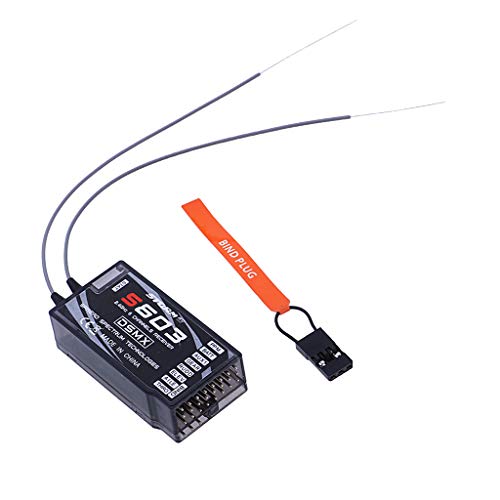 Flameer 2.4Ghz S603 PPM Receiver Para JR DSM-X DSM2 Transmissor Quadrotor Accs