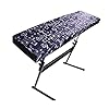 QEES Rekbare Spandex 61/88 toetsenbordhoes - beschermend, verstelbaar, stofbestendig, comfortabel materiaal, perfect voor digitale piano's