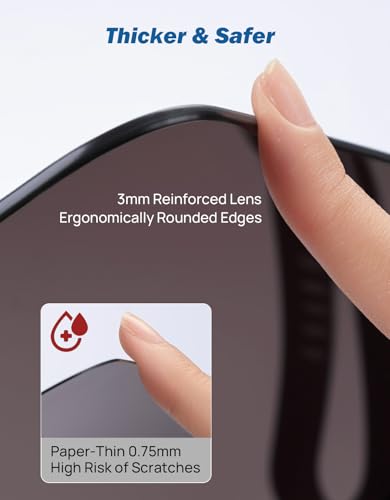 Image of JOYTUTUS Sun Visor Extender for Cars, Polarized Sun Visor Extender Universal Sun Blocker UV400, Adjustable Visor Extension for Car Visor,Double-Clip,Anti Glare Stray Light