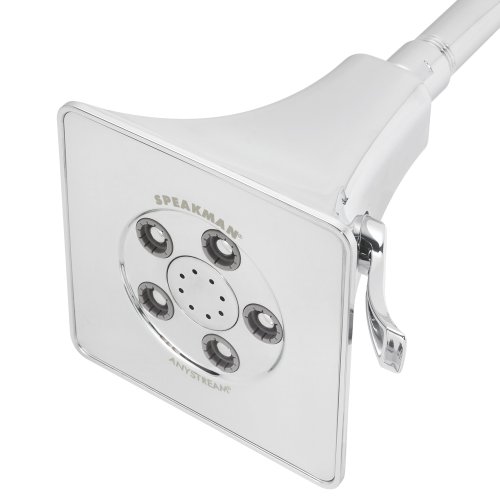 Image of Speakman S-3018-E2 Rainier Anystream Adjustable 2.0 GPM Shower Head, Polished Chrome