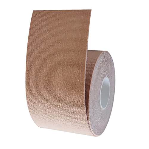 dijiusidy Cinta de levantamiento de senos de 5M, Kit de adhesivos elásticos invisibles transpirables a medida, cintas para el pecho, herramienta de modelado, accesorios para mujeres, Negro