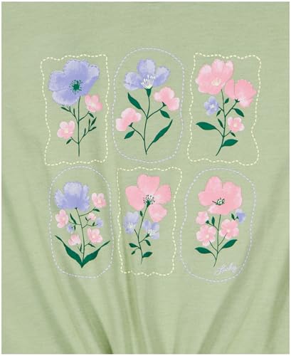 Image of Lucky Brand Girl's Short Sleeve Graphic T-Shirt, Tagless Cotton Tee with Fun Designs