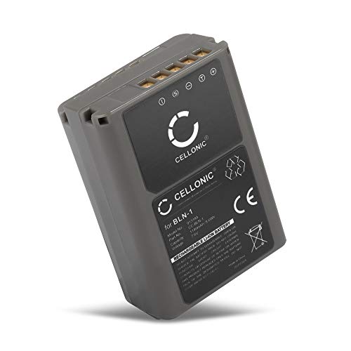 CELLONIC® Batterie Remplacement BLN-1 1140mAh pour Olympus Om-D E-M1, Om-D E-M5 (Mark II), Pen E-P5, Pen-F BLN-1 Appareil Photo caméra Action cam accu