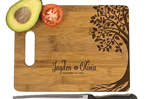 Krezy Case Wooden Cutting Board, Bride Gift bridal shower Gifts, Kitchen decor- wedding gifts for the couple -Cute cutting board, Wedding gift, Christmas gift
