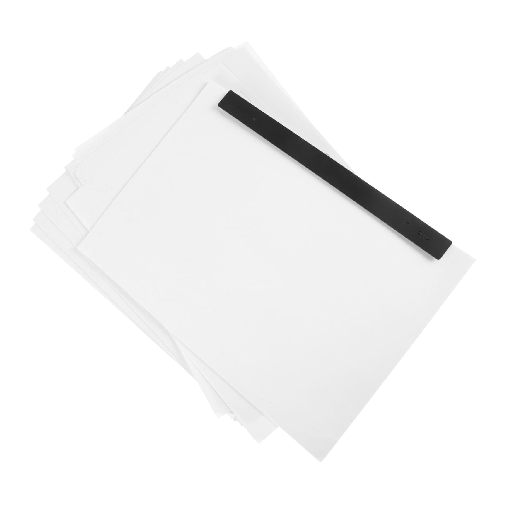 3-loch Zeichenpapier für Comics, Weißes Papier, 200 Blatt | Positionierungslineal Enthalten, für Zeichnungen und Künstlerische Arbeiten, A4-format, für Animatoren und Künstler