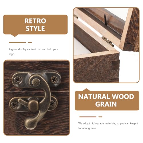 iplusmile 1 Satz Insektenprobenbehälter aus Glas Insekten-Schaukasten Sammlerbox für Insekten Vitrine für Schattenbox Holzrahmen Felsen Ausstellungsregale Schmetterlinge Vitrine 15 x 15 x 4,5 cm