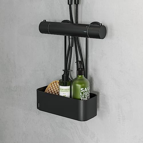 Tiger 2-Store Hanging shower caddy 25 cm for shower tap Black - Image 3