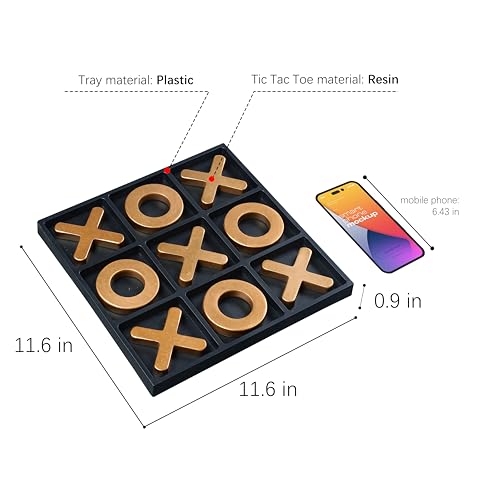 Tolevoit Classic Tic Tac Toe Juego Clásico miniatura 3
