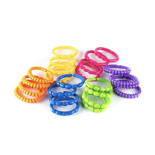 talinu bunte Kinderwagenkette | Babyspielkette, Wagenkette, Kinderwagenspielzeug