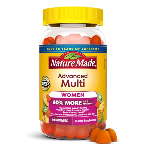 Nature Made Advanced Womens Gummy Multivitamins, 90 Multi Vitamin Gummies
