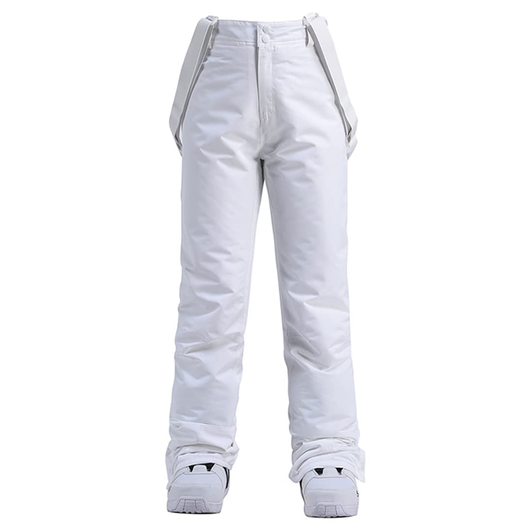 Outdoor-Skihose für Herren, 35 Grad, Übergröße, elastische Taille, für Herren, Winter, Skaten, Skifahren, Outdoor, Skihose für Damen, Rosa, Größe S