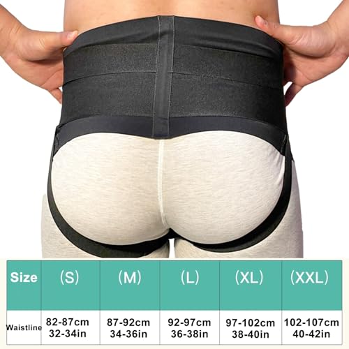 Faja hernia para hombre, soporte inguinal doble XX-Large miniatura 2