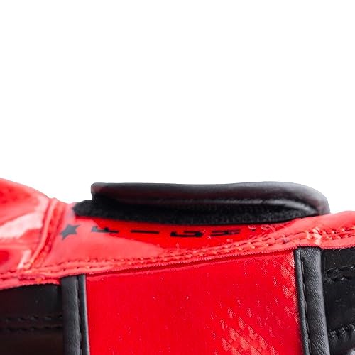 Acte Sports, Luva Premium de Boxe e Muay Thai PU Tamanho 14OZ P16-14, Vermelho