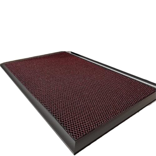 Tapis d'âtre de sol extérieur élastique résistant à l'usure pour entrée