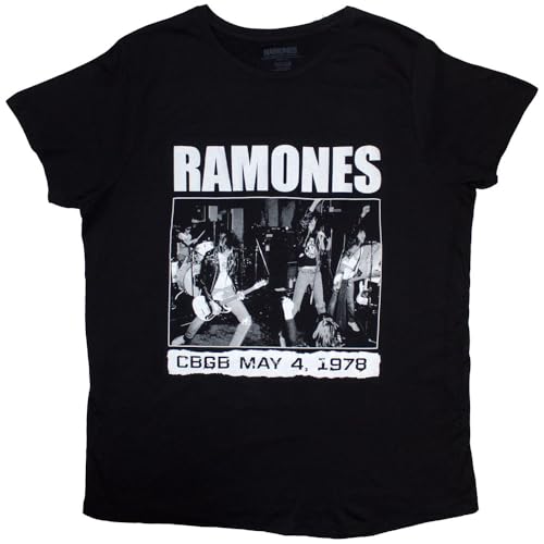 Générique Ramones - T-shirt CBGB - Femme (4XL) (Noir)