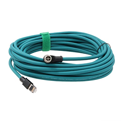 Cable Ethernet M12 X-coded CAT 7e 1m Ángulo 90° miniatura 3