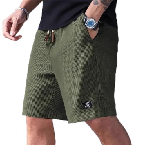 Short homme taille élastique avec cordon de serrage léger et fluide