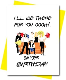 Funny Birthday Card Funny Old Friends TV C132