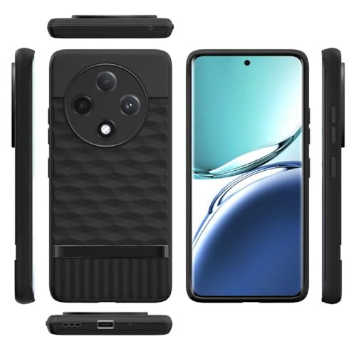 Image of Shockproof Case for Oppo F27 Pro 5G / F27 Pro Plus 5G | Full Camera Protection | TPU Flexible Back Cover for Oppo F27 Pro 5G / F27 Pro Plus 5G (Matte Black)