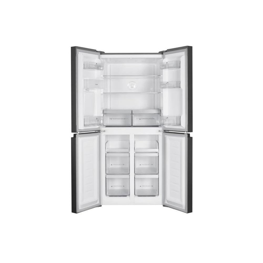 Frigorifero 4 ante con erogatore d'acqua – 464L – Total No Frost – 79 cm x 180 cm – Acciaio inossidabile – Classe D