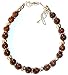 Bracelet, Colon Cancer Awareness or Fundraising Campaign, Dark Brown by Hidden Hollow, (7 ¾ in.), 6mm