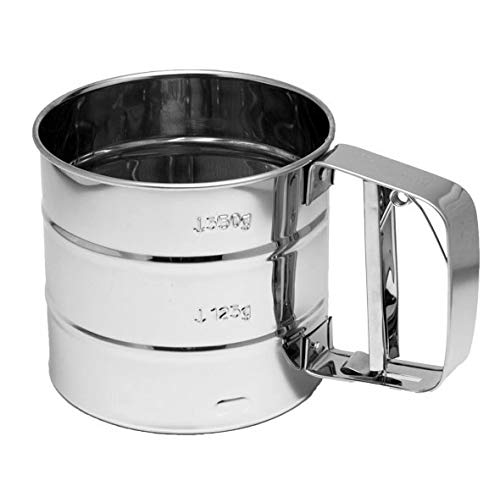 KH-3101 - Setaccio per farina, in acciaio INOX, 350 g