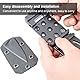 Taille Zurück Gürtelclip,Multifunktionale Taille Clip,Messer K Scheide Clamp,Messer Klammer Reisegürtelschlaufen,Gürtelclip Taktische Scheide,Für Holster Camping Diy Outdoor Tool,Kiuiom