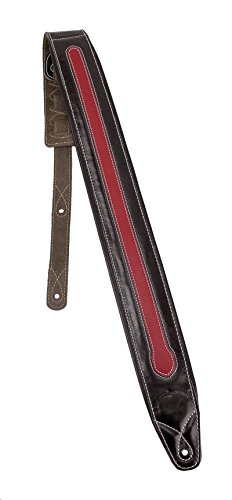 Walker & Williams C-34 Sangle rembourrée en cuir pleine fleur faite à la main pour guitares acoustiques, électriques et… - Les Beatles, Paul McCartney, John Lennon, RIngo Starr, George Harrison Walker & Williams C-34 Sangle rembourrée en cuir pleine fleur faite à la main pour guitares acoustiques, électriques et… – Image 3