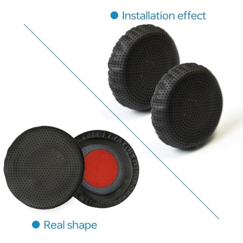 Cojines para audífonos Poly, reemplazo de almohadillas para Plantronics Blackwire 3320 3325 C310 C320 C3210 C3220 C3225, cubiertas para Jabra PRO 920 930 935 9450 9460 (2 piezas) miniatura 6