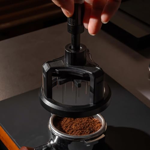 Distributeur de poudre de café manuel de précision avec socle premium en métal